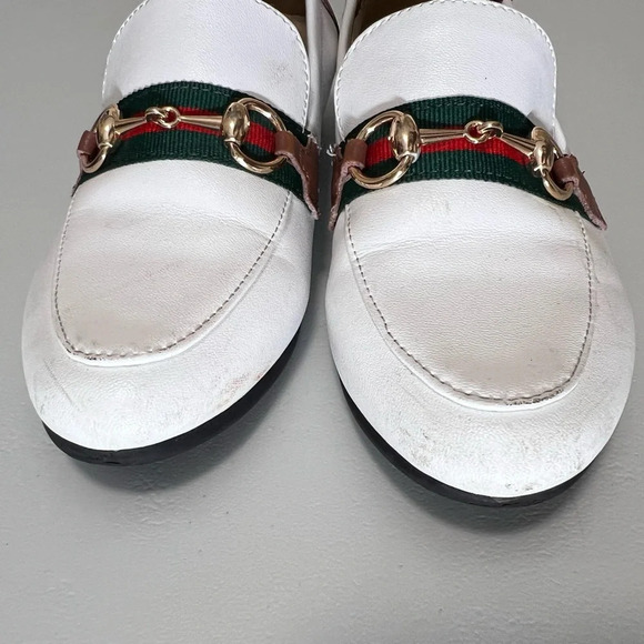 Boutaccelli  white Leather Loafer Size 12.5 (EUR-29) - Picture 6 of 8